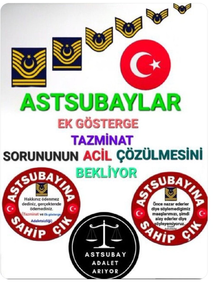 5701c9f781b24e5's tweet photo. #AstsubaylarYokSayılamaz
@RTErdogan
@_cevdetyilmaz
@tcsavunma
@TSKGnkur
@celebimehmeta
@CHPMuratBakan
@temadankara
@MHP_Bilgi
@Akparti
@herkesicinCHP
@iyiparti
@rprefahpartisi
@tgrthabertv
@cnnturk
@tv100
Astsubay lar , seçimden önce,çalışana verilen, seyyanen 12bin i istiyor... https://t.co/z0jXwNW4yZ