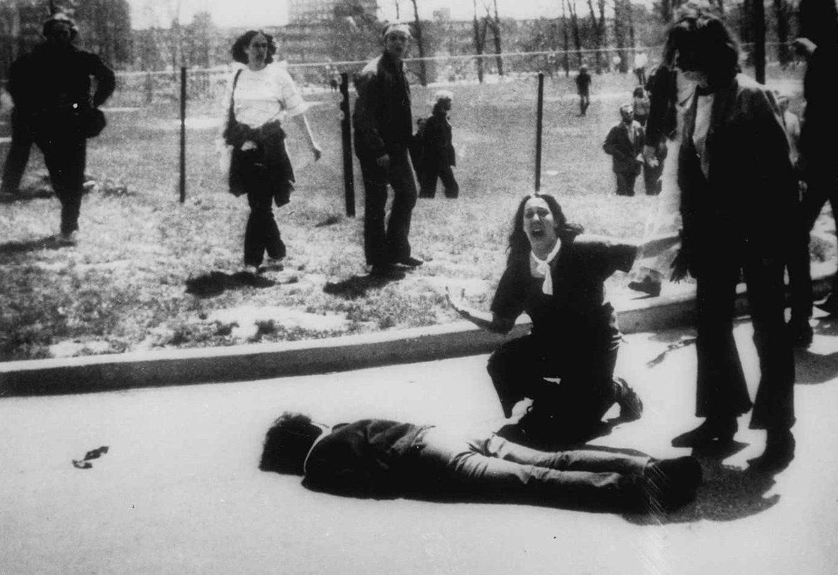 The U.S. Government wants us to rememeber every school shooting except for this one.

The Kent State massacre is a chilling reminder of how quickly power can turn deadly, highlighting why our right to bear arms is more than just words on paper. It's a promise meant to protect us