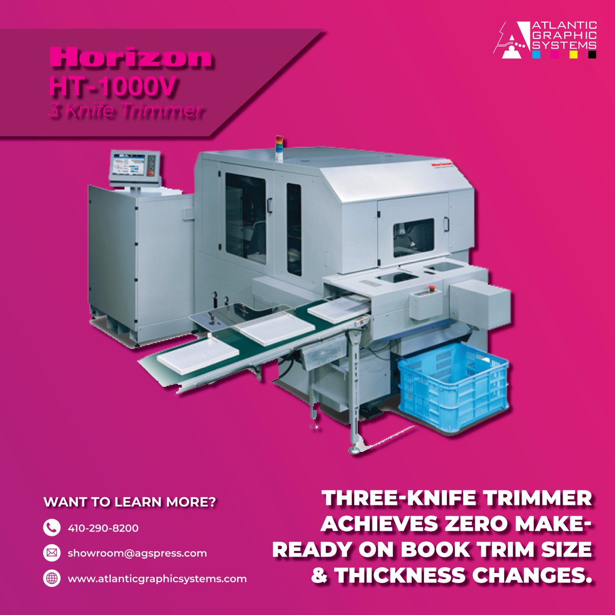 AGSPress's tweet photo. Ready to take your printing to the next level? The Horizon HT-1000V is a game-changer, ensuring your designs leap off the page with unmatched clarity and vibrancy. 📷

Want to learn more? DM us!
#ags #atlanticgraphicsystems #machinemonday #columbiamd #printingmachinery #horizon https://t.co/Ce7q4NFTWv