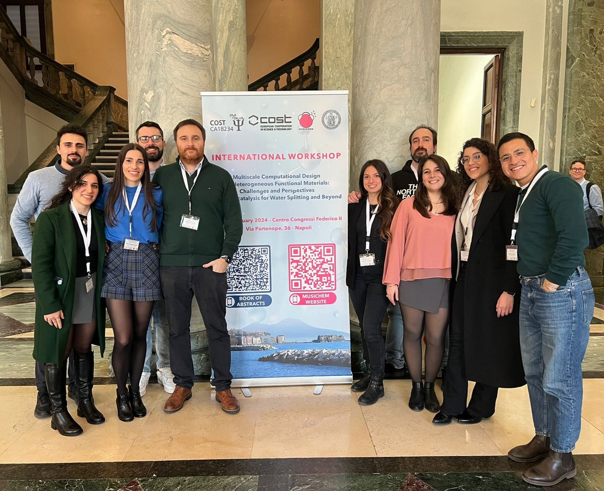 Good vibes & great science at #COSTCompNanoEnergy event we hosted in Naples last Feb 14th-15th 🌞 Many thanks to all invited speakers & young researchers who attended the lectures. We enjoyed it so much! See you in Vienna!