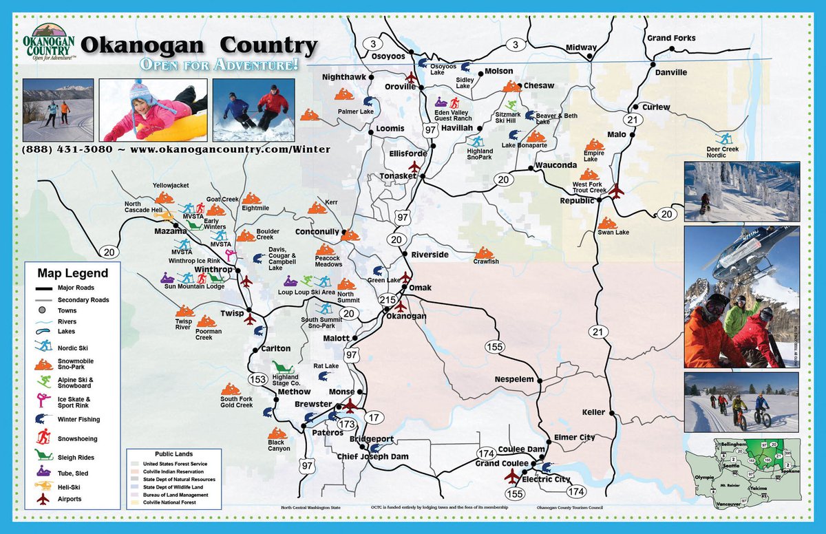 OkanoganCountry's tweet image. Explore all the fun and exciting winter activities in Okanogan Country! Claim your complimentary Winter Recreation Map now and discover your next thrilling adventure.❄️ ⛷️ ⛄ bit.ly/3MSV1PM #WinterFun #WinterMap #WinterRec #WinterActivities