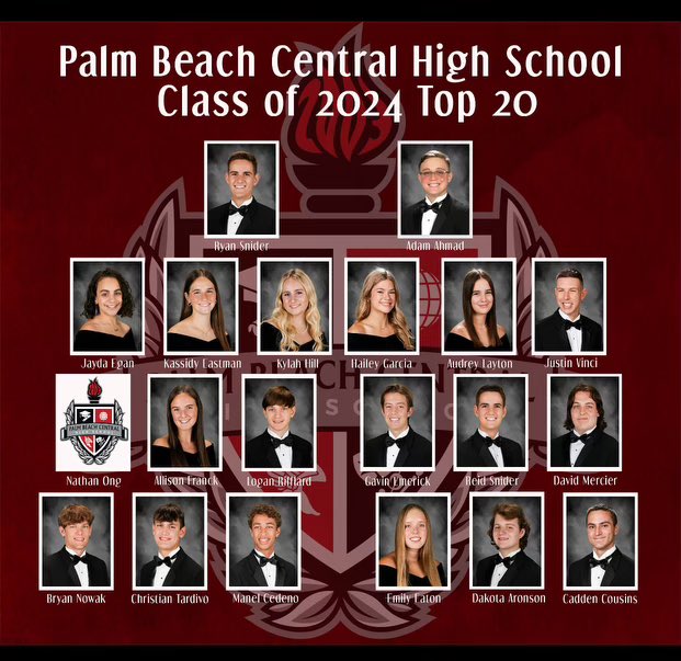 Ladies and gentlemen, please join Bronco Nation in congratulating our Class of 2024 Top 20‼️‼️‼️ @pbcsd @centralPBCSD @pbpost @PBCentral_Princ @PBCentralACE