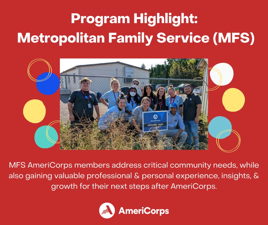 #AmeriCorpsWeek is almost here &amp; we're highlighting our amazing #AmeriCorps OregonServes programs! <a href="/mfspdx/">MFS</a> AmeriCorps members address critical community needs, while also gaining valuable professional &amp; personal experience, insights, &amp; growth. Learn more: mfspdx.org/americorps