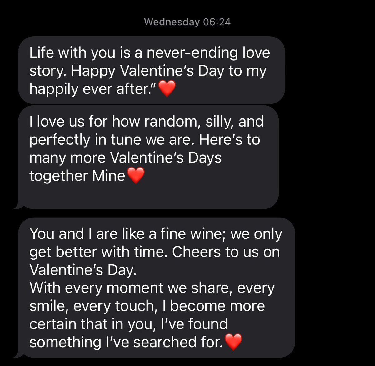 LizzyNathy's tweet photo. I didn’t receive any gift on Val’s day not even 4m my man 🙀
He knew he was gonna have a very busy day and sent me 5 different text messages before 7am. That may not be an addition to my financial status or a snapshot for the gram but it is definitely love in its INTENTIONALITY. https://t.co/J9epPDkrw6