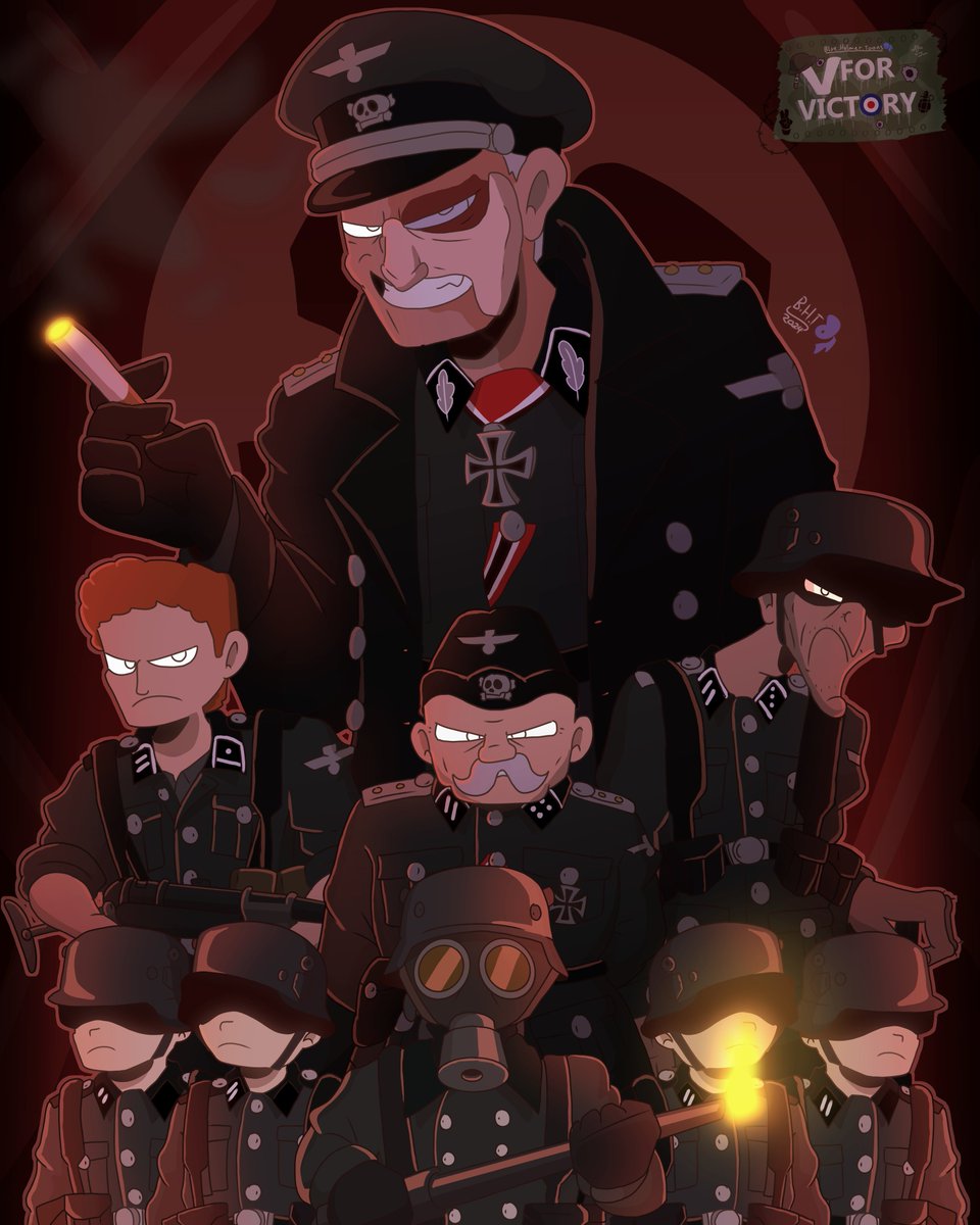 V for Victory - Ludwig and his army

(there's a lot more troops than presented here)

#bhtvforvictory #ww2 #ww2german #worldwar2 #ww2germany #ww2germanymilitary #villain #villains #bluehelmetoc #oc #ocs #myoc #myocs #originalcharacter #myoriginalcharacter #art #artwork #myart