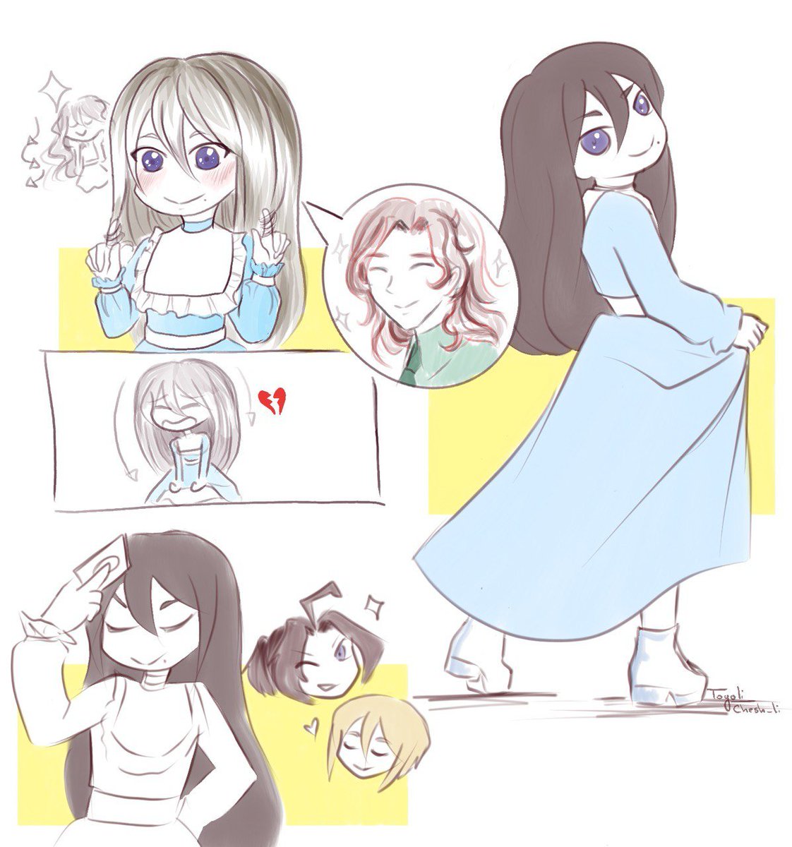 li_chesh's tweet photo. Holmes-Moriarty LoveChildren uwu
ideas varias por aquí y por allá
Adoro que la chiquilla Sherliam sea idéntica al padre, no lo digo yo, lo dice la 100cia
en cambio los gemelos Mycal, Albert dijo: fnck la genética, serán copias mías (?)
#Sherliam #Mycal #MoriartyLovechild https://t.co/ZqAzecoZmU