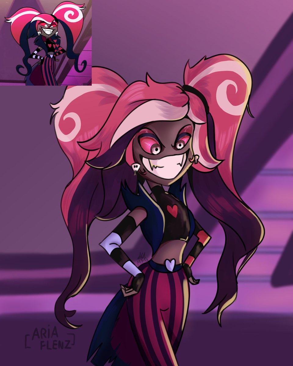 Ariaflenz's tweet photo. Aqui va otro.
#hazbinhotel #fanart #proceso #dibujo #CharlieMorningst #alastor #vox #velvet #velvette #CarmillaCarmine #valentino #vees https://t.co/9yGmXWOkjz