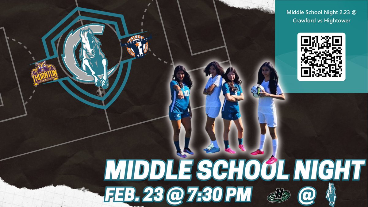 ACHS_ChargerGSC's tweet photo. ⚽ Calling All Future Lady Chargers!

We welcome you to the Charger Family on 2/23!  

We can't wait meet you. You are going to be AMAZING here⚡🐎🔥!

@RTMSThundercats @TCATS_Athletics @BMSLonghorns @ACHS_Boosters @ACHS_ATHfbisd @FBISDAthletics @ACHS_Chargers https://t.co/u4LARty27u