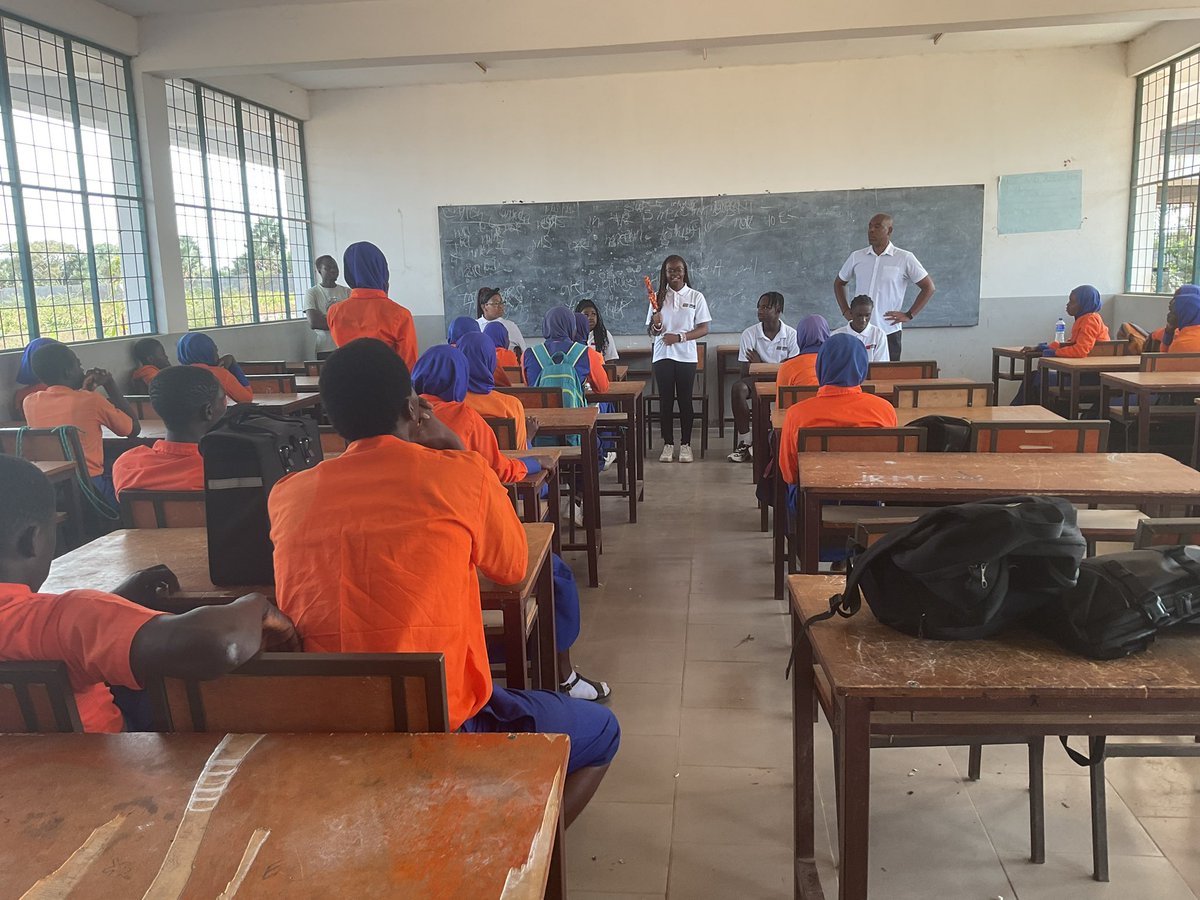 Our Young Leaders teaching and inspiring their peers on the motherland. This was exactly the aim and objectives of this mission