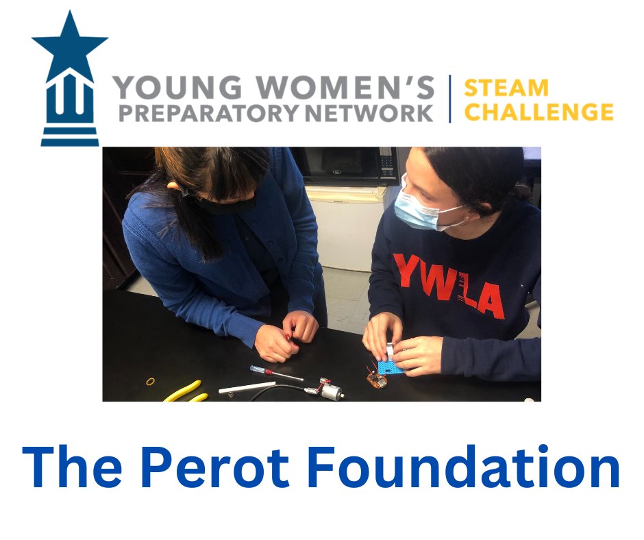 Thank you to The Perot Foundation for believing in our rigorous academic program, your partnership in STEM education, and our STEAM Challenge. Together we are changing the lives of young women across Texas! bit.ly/3MsNqYg #stemgirl #girlempowerment #makeadifference