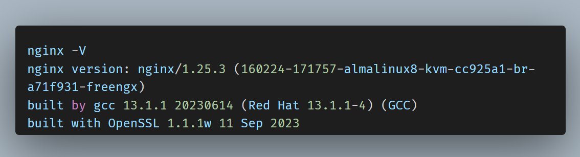 centminmod's tweet photo. Centmin Mod optional support for @mdounin Freenginx forked Nginx https://t.co/8xk7U6Rotw Now supports official Nginx (+ master branch), Angie fork Nginx &amp; Maxim Dounin Freenginx fork  &amp; OpenSSL 1.1.1/3.x, BoringSSL, QuicTLS, LibreSSL 🤓 #nginx #linux #freenginx #devops #sysadmin https://t.co/StdRq99z6m
