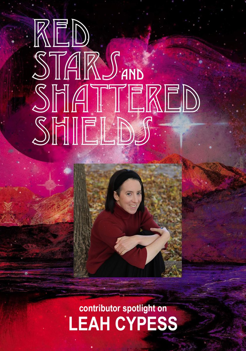 The preorder link is now up for the adult sci-fi #charity anthology prompted by the October 7 attack, Red Stars & Shattered Shields. The anthology features top-notch authors and poets. Today's spotlight is on @LeahCypess. angelaysmith.com/product-catego…