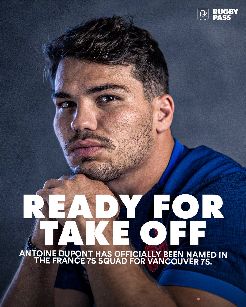 RugbyPass's tweet photo. Can't wait for this 7s era for Antoine Dupont 🔥 

#7srugby #France7s #Rugby https://t.co/wFyq8fsilj