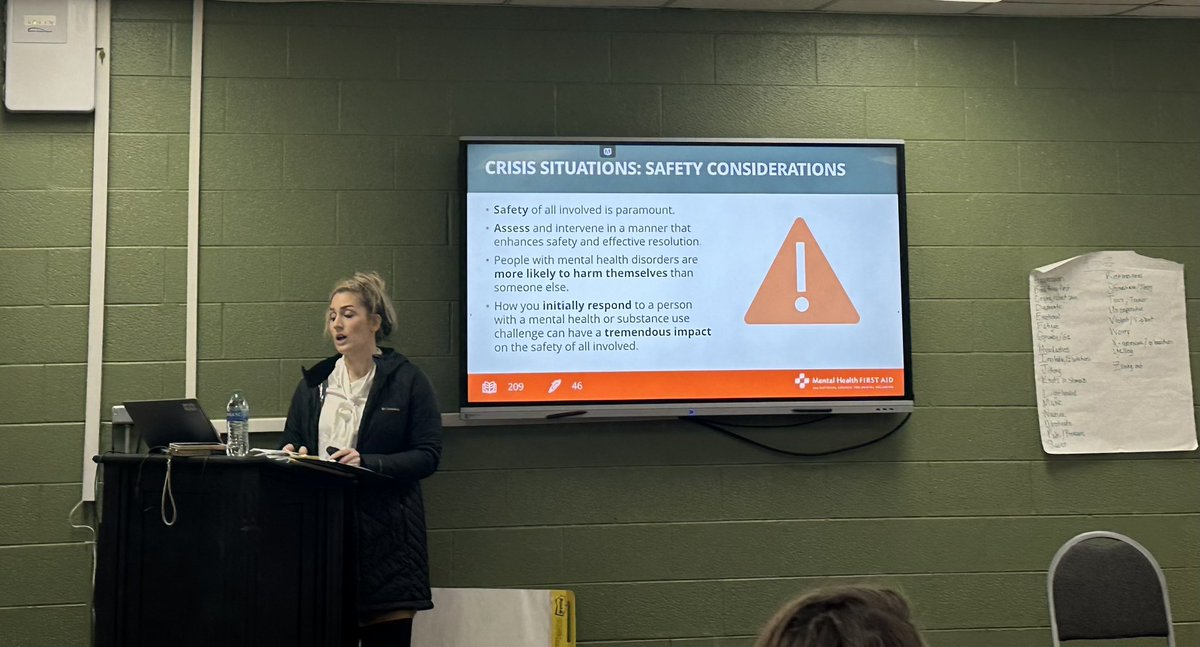 acschoolnurses's tweet photo. Thank you to Amanda Johnson and Taylor Rayfield at @TNedu presenting Youth Mental Health First  Aid to our @ACSchoolsTN school nurses today.  #everystudenteveryday https://t.co/tgBXnERmuy