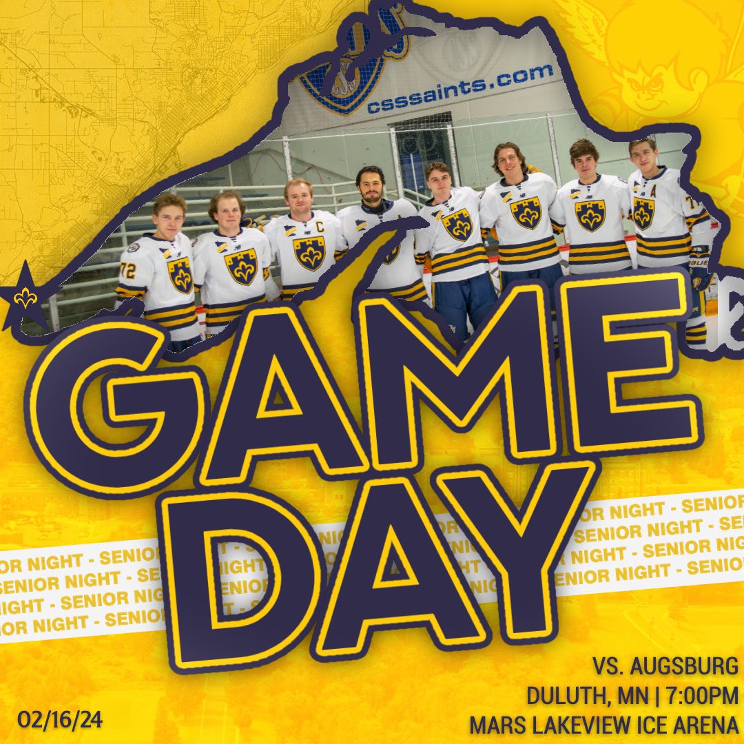 🆚: Augsburg
📍: Duluth, MN
⏰: 7:00pm
📺: miacsportsnetwork.com/stscholastica/

#GoSaints