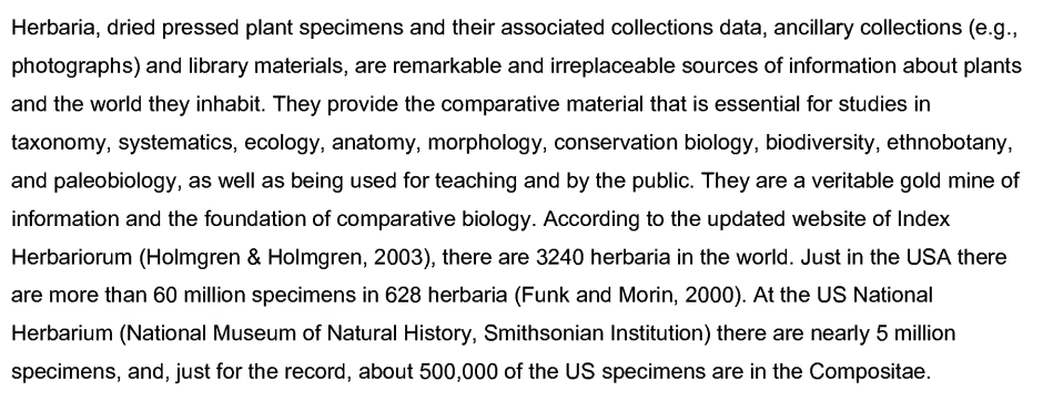 Seems an appropriate time to re-post / share @VickiAFunk's '100 Uses For a #Herbarium (well at least 72)' virtualherbarium.org/vh/100usesaspt… Support your local herbarium & protect essential & priceless #collections! @NMNH @AmSocPlantTaxon @SPNHC @socherbcurators @iaptglobal @Botanical_