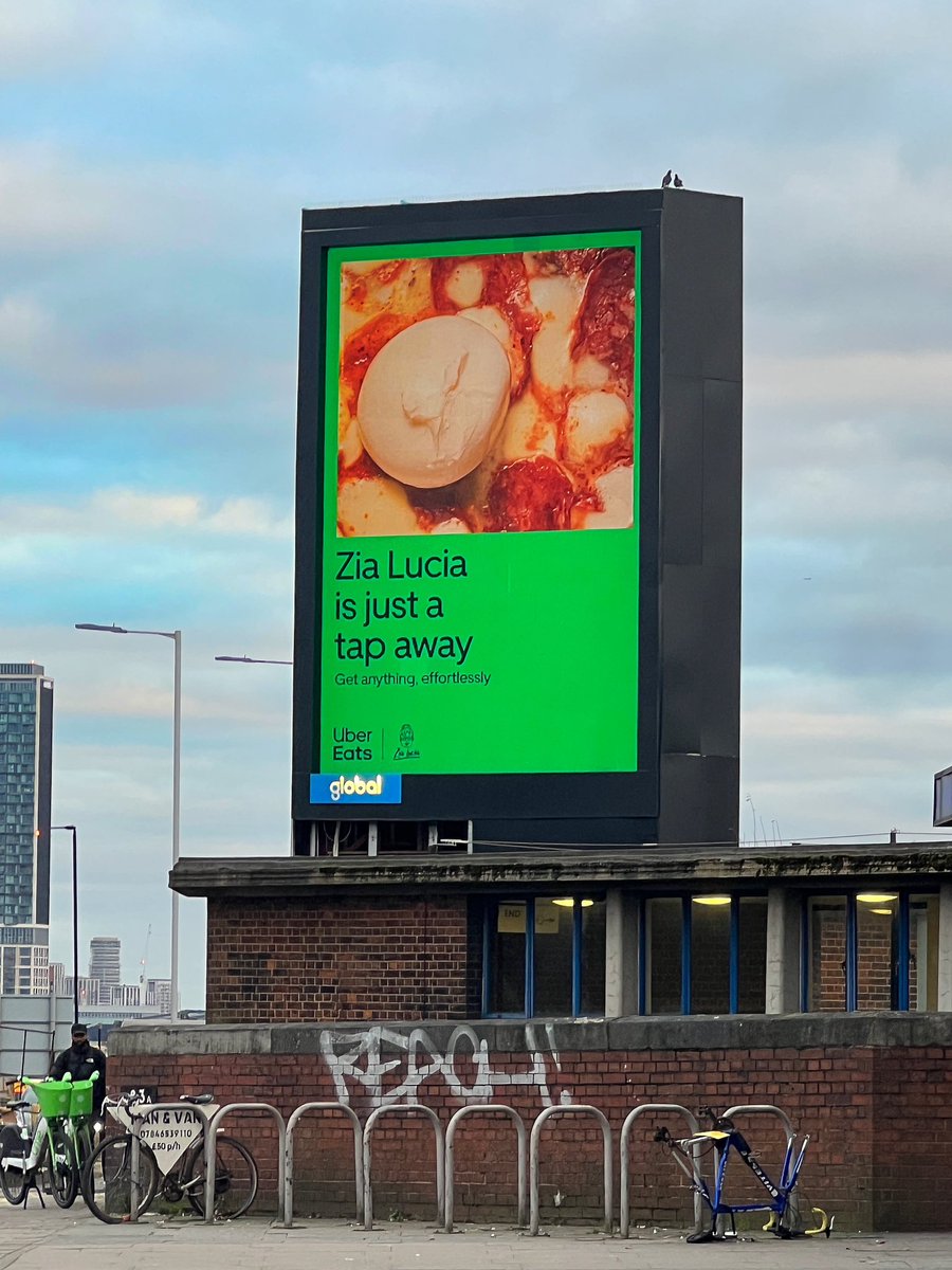 Feedsauce's tweet photo. Feedsauce x Uber Eats "Tap Away": National Billboard Roll-out / February 2024. https://t.co/voqPcPPRuy