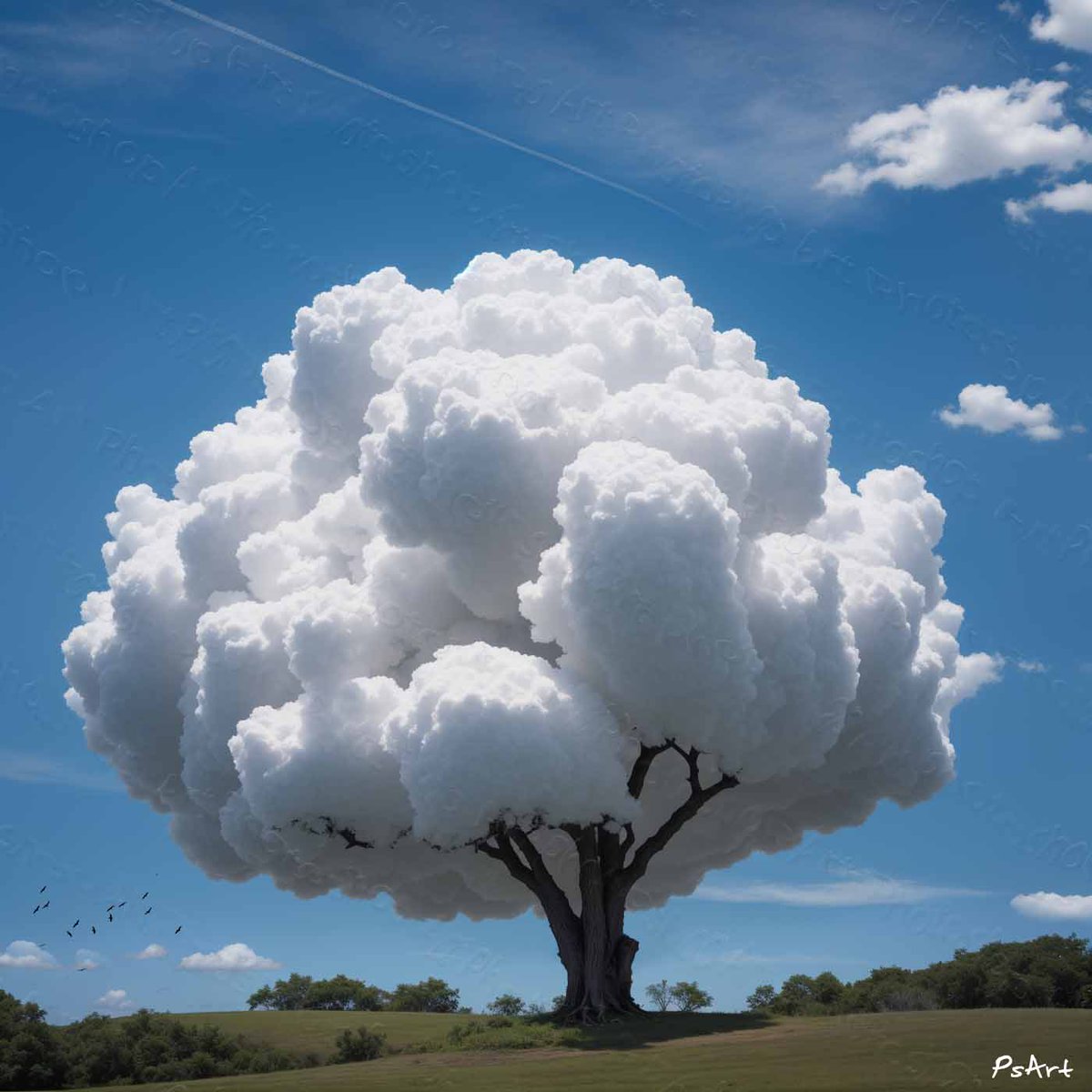 _PhotoshopArt_'s tweet photo. Cloud Tree. ☁️🌳 Made with Photoshop and StableDiffusion.
#PhotoshopArt #manipulation #MadeWithPhotoshop #digitalart #funny #art #landscape #abstract #nature #treecloud #cloud #CloudTree #fantasy #beautiful #DreamWorld #castles #clouds #puffy #PuffyCloud https://t.co/EzNro9f8Hz