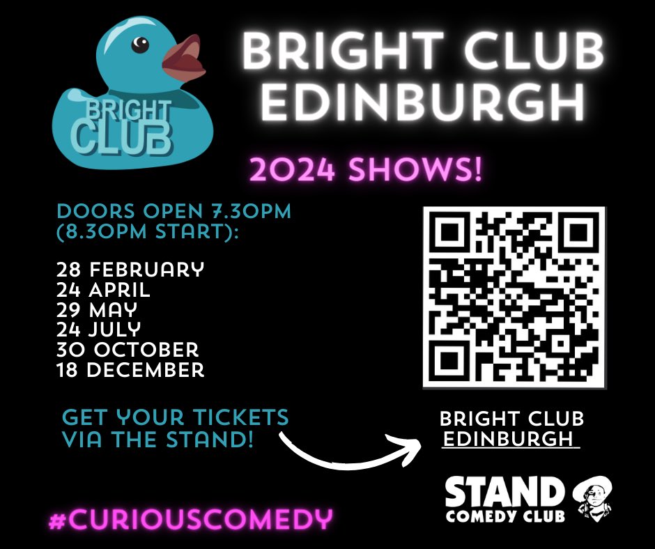 📣 Due to a successfully SOLD OUT comeback show in January - we’ve confirmed dates for the rest of the year! 👏🏼 Tickets <a href="/StandComedyClub/">The Stand</a> 

Fancy performing at one of our shows? Sign up to the mailing list if you haven’t already! For links -  see our bio. #curiouscomedy