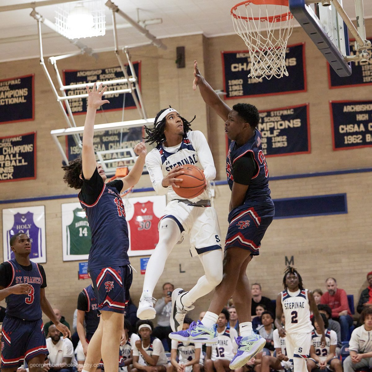 George_Robert_'s tweet photo. https://t.co/Pzs5zLcwUo

Boogie Fland #1 🏀 Stepinac 🆚 St Francis https://t.co/1WX9gdFpJK