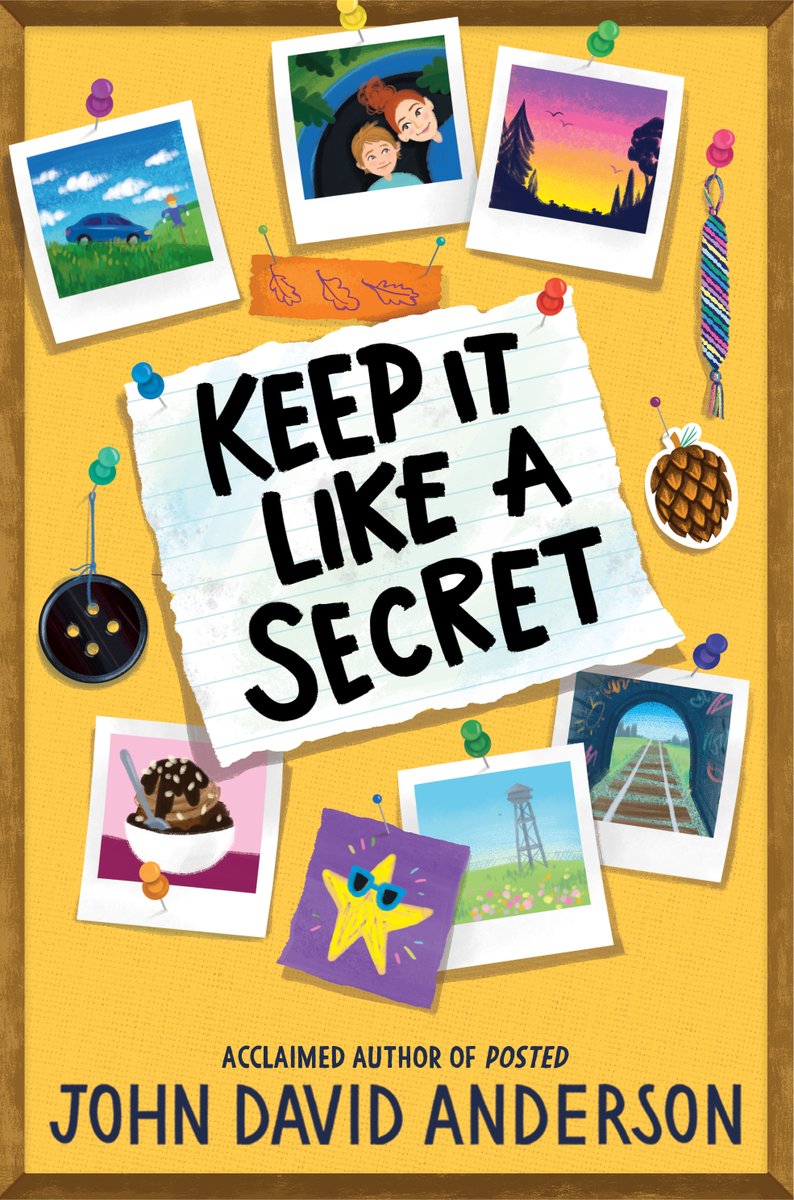Coming this spring... A heartfelt and unexpected novel about an inseparable brother and sister, from John David Anderson, the beloved author of Posted. KEEP IT LIKE A SECRET is on sale May 14! harpercollins.com/products/keep-…