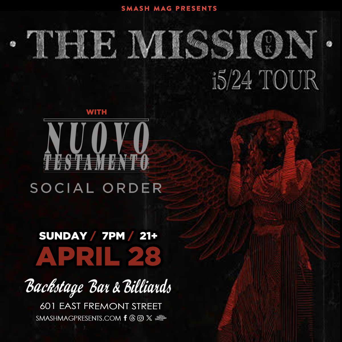 SOCIAL ORDER (@_socialorder) on Twitter photo Excited to be playing with Nuovo Testamento @the_mission_uk on Sun, April 28 at <a href="/backstagebarlv/">Backstage Bar & Billiards</a> in Las Vegas, NV. This one is selling fast. Buy tix linktr.ee/socialorder Excited to be playing with Nuovo Testamento @the_mission_uk on Sun, April 28 at <a href="/backstagebarlv/">Backstage Bar & Billiards</a> in Las Vegas, NV. This one is selling fast. Buy tix linktr.ee/socialorder