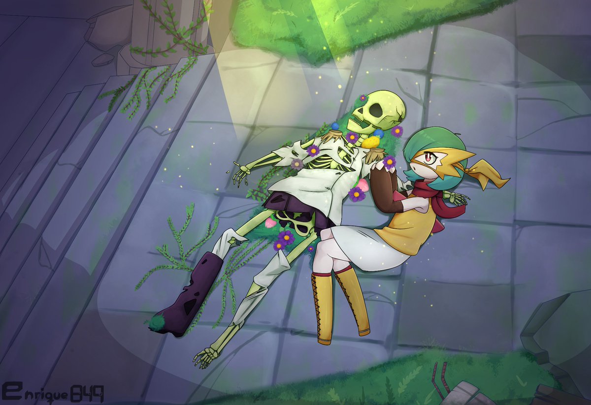 You will never be alone~
Commission for <a href="/Lolpot15/">tustanpot</a> 

Thanks for the support!! ^^
#gardevoir #pokemon #digitalart