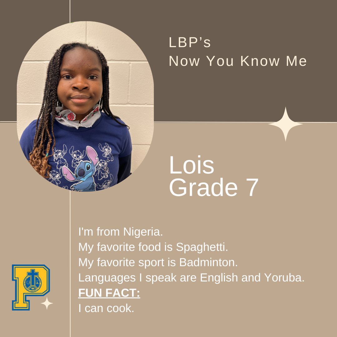 Todays, LBP'S NOW YOU KNOW ME series features Lois.
<a href="/ocsbequity/">@OCSBEquity</a>
#ocsb #ocsbbecommunity #BlackHistoryMonth  #ocsbBlackHistoryMonth #WeAreLBP