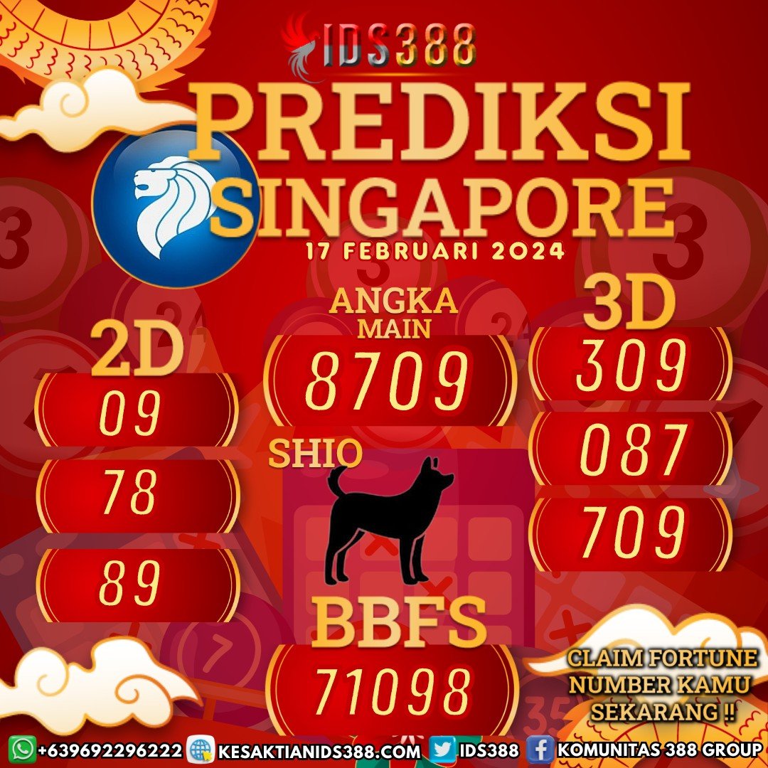 Ids388's tweet photo. 🎲PREDIKSI TOGEL IDS388🎲
Tanggal : 17 FEBRUARI 2024

Utamakan prediksi sendiri ya bosku, semoga podium^^

link daftar » https://t.co/OlqtTJIQrE
LINK CHANNEL » https://t.co/StXKCKbhl9

#ids388 #togelonline #togelsydney #togelsingapore #togelhongkong #prediksitogel https://t.co/PkxYSMD5Fa
