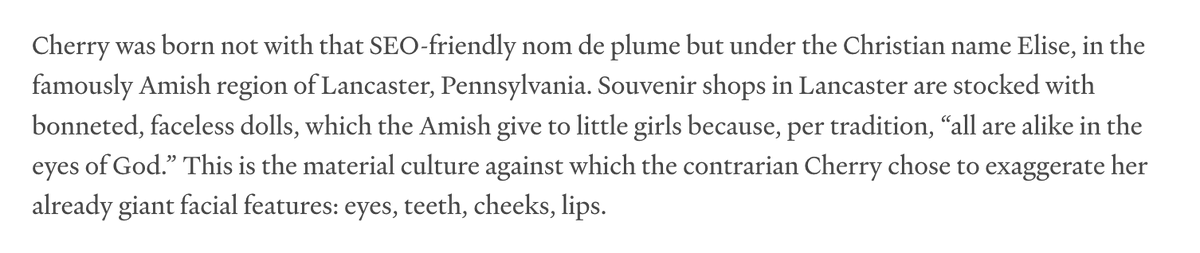 wrote about Chloe Cherry and --- dare i say --- girlhood for The Paris Review along with @diamonddustpaw on Bianca Censori and Whitney Mallett on America Moore!