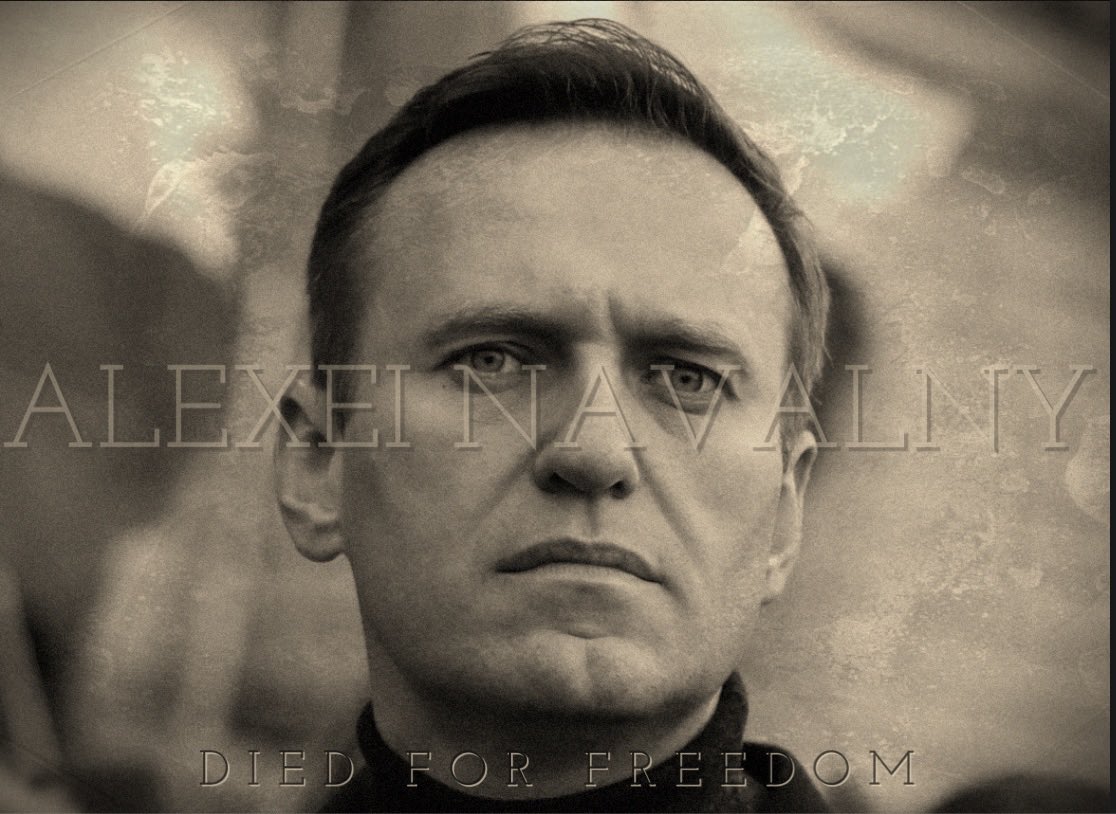 #Navalny died for freedom.