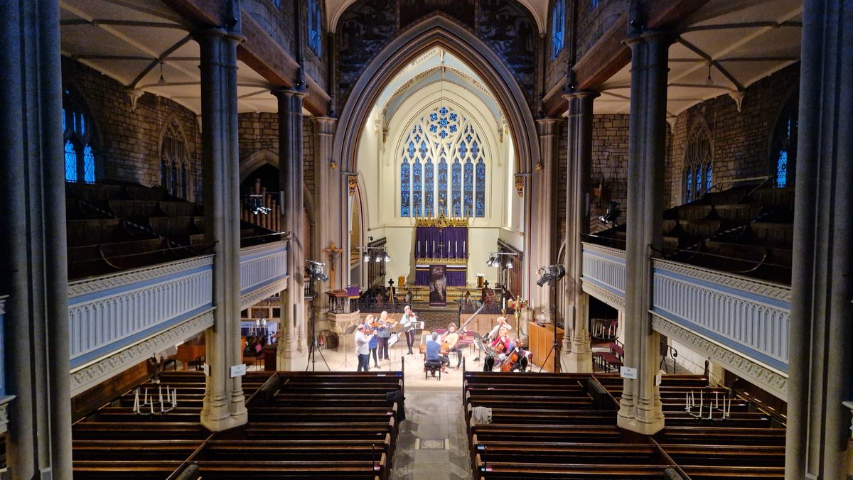 ⁦@AAMorchestra⁩ rehearsing now in St Mary’s Bathwick for tonight’s Bath Bachfest concert at 7.30pm. Vivaldi, Corelli, Mossi & more Baroque delights. Still time to join us, tickets on door. ⁦@bathboxoffice⁩