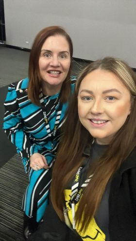 Start360org's tweet photo. Alison & Roisin from the #Start360 BHSCT Employability Service celebrating #careday24 with young people and colleagues from @IncludeYouth & @BelfastTrust ๐๐ค https://t.co/bHcmgdkG9M