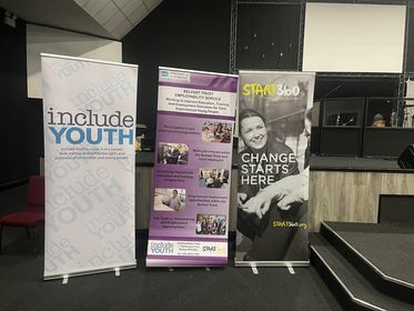 Start360org's tweet photo. Alison & Roisin from the #Start360 BHSCT Employability Service celebrating #careday24 with young people and colleagues from @IncludeYouth & @BelfastTrust ๐๐ค https://t.co/bHcmgdkG9M