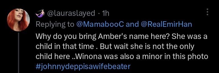 MamabooC's tweet photo. Here's two new winners of my "BLOCKED" AWARD"!
Are they both really Amber? Are they bots? Are they the foolish Eve Barlow? Are they anyone FOR-REAL?
LOL! WHO CARES!!!!
#JohnnyDeppIsABeautifulSoul #JohnnyDeppKeepsWinning #JohnnyDeppIsALegend #JohnnyDeppFansAreAwesome #DeppWon https://t.co/DyvWu3xPup
