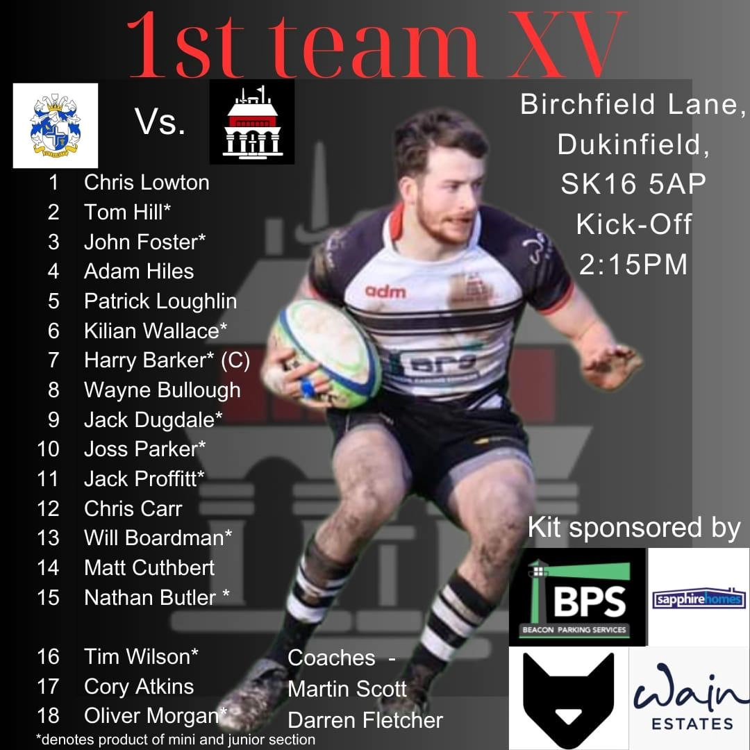 WiganRufc's tweet photo. 💥💥💥Team Announcement 💥💥💥

@WiganRufc  1st travel to @DukinfieldRugby 1st, 

Wigan RUFC 2nds host @TraffordMv 2nd

Both games are kicking off at 2.15pm

#wiganrufc #wiganjuniors #upthepigs #rugbyunion #lads #rugby #supportyourlocalclub #upthepigs #pigs #pigspigspigspigspigs https://t.co/w3gcjFb58l