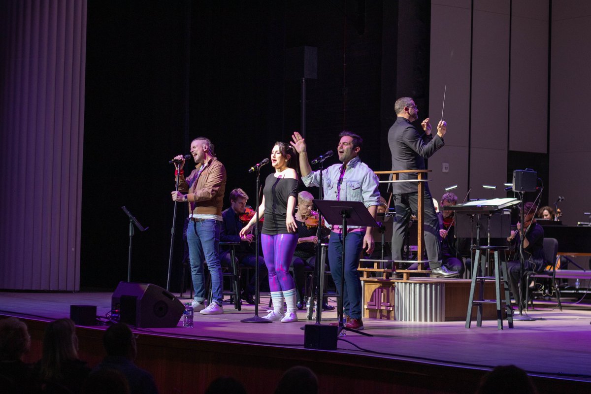 augustasymphony's tweet photo. We had an amazing time traveling back to the 80s with our guest artists Brie Cassil, Paul Loren, and Colin Smith. Thank you to everyone who came out and sang along to our rocking evening! https://t.co/MIJsiYNNs0