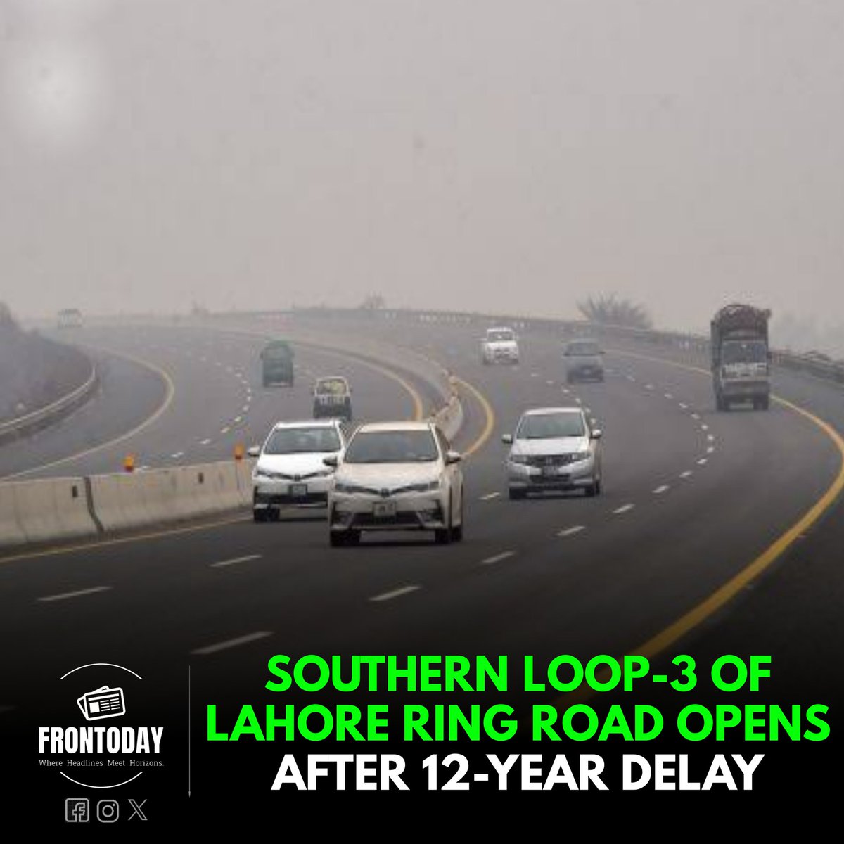 Lahore's Southern Loop-3 is finally open! After 12 years, Chief Minister Mohsin Naqvi inaugurated the Rs16.5 billion project, promising better traffic flow and connectivity. #LahoreRingRoad #Infrastructure