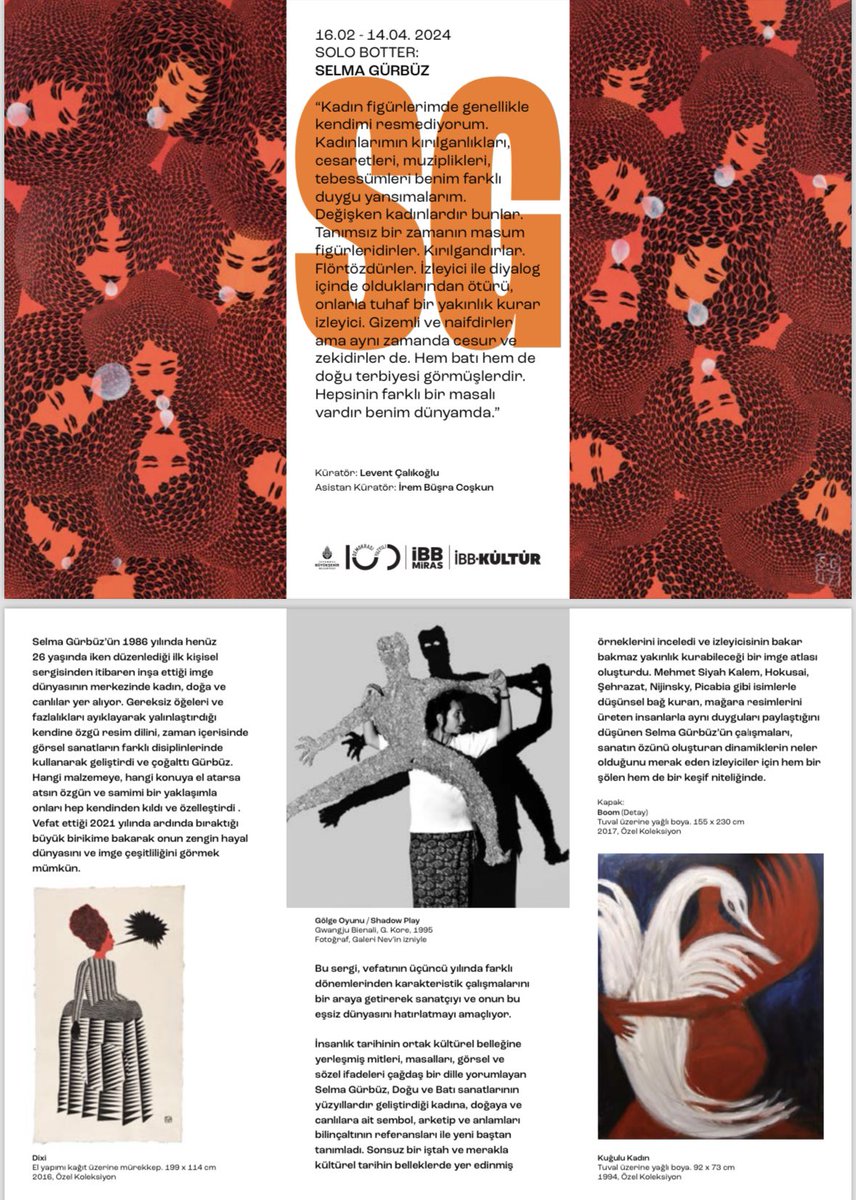 İstanbul’un ilk art nouveau yapısı Casa Botter, Levent Çalıkoğlu küratörlüğünde gerçekleşecek olan “Botter Sergileri” serisinin ilki olan Solo Botter: Selma Gürbüz” sergisine ev sahipliği yapıyor.