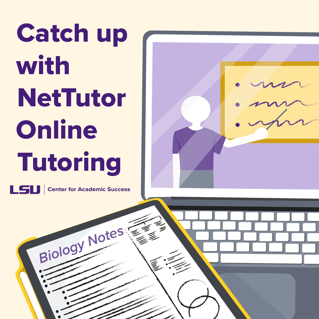 Looking for tutoring you can access anywhere? NetTutor has you covered! Visit the CAS Tutoring page and scroll to the additional tutoring options. Students begin with 900 free minutes.