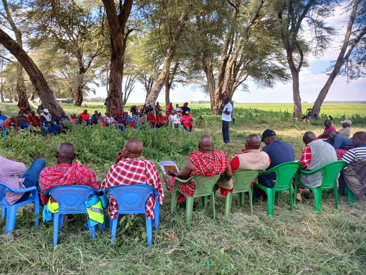 aetkenya's tweet photo. The Taisere Conservancy!
Exciting news as @aetkenya witnessed the OOGR community agree to form a brand new conservancy dubbed the Taisere Conservancy. The conservancy will connect Kitirua - Kitenden - Amboseli National Park. @KWCAKenya https://t.co/qJ0YaF5fpd