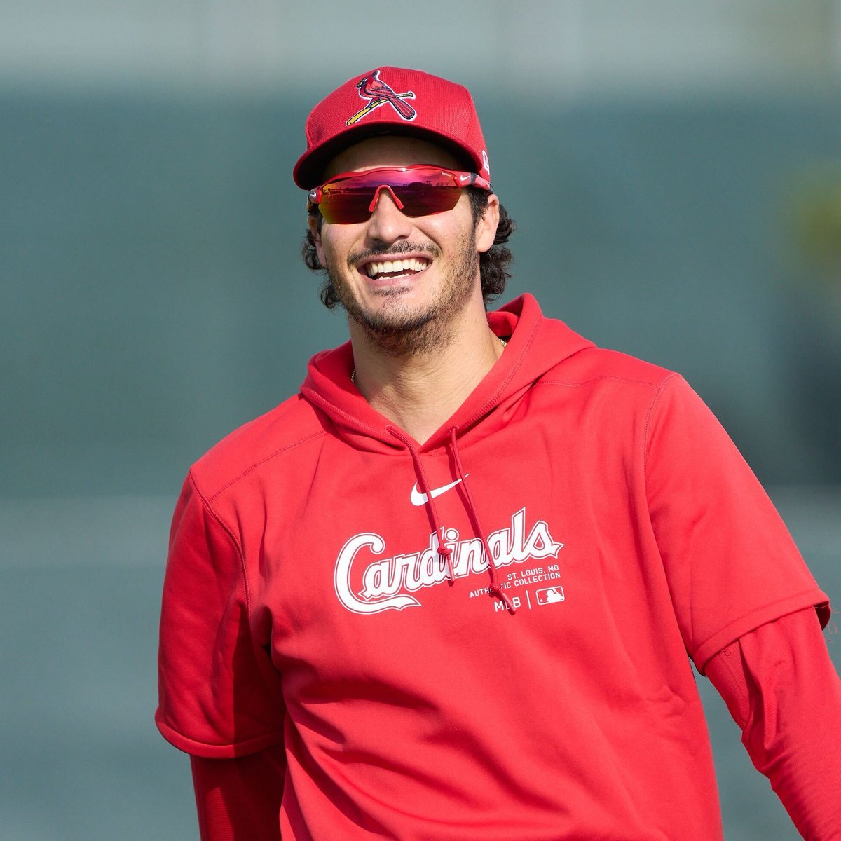 Cardinals's tweet photo. That Spring Training feeling 😃

#ForTheLou https://t.co/ZrYyUYFYSm