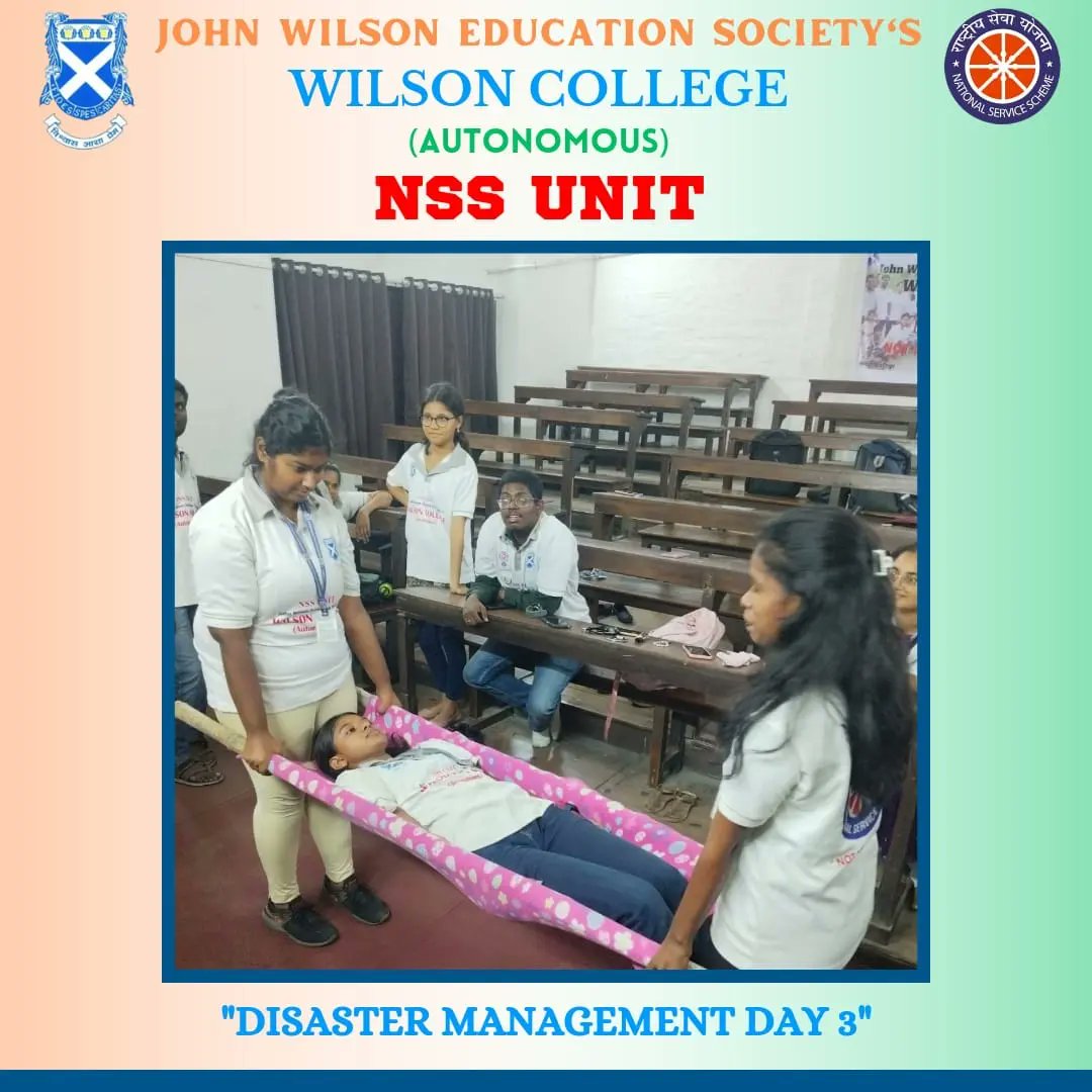 nss_unit_wilson's tweet photo. "Prepare &amp; prevent instead of repair and repent"✨

NSS Unit of Wilson College (Autonomous) conducted 3rd session on disaster management. Through the session, volunteers learnt techniques of  lifting and moving patients during emergency✨️✨️

#disasterprepardness #nss #ndrf https://t.co/k0DayxCTKt