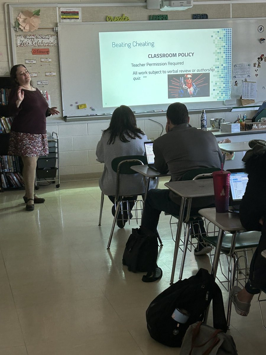 BTPSLearns's tweet photo. #PDspotlight Full house for Mrs. Scherzo’s presentation on AI for beginners… how to use it and how to manage it on your classroom. 💻@BrickMemorialHS @BrickSupt @MsMac_BTPS https://t.co/mLeuW2nJEp