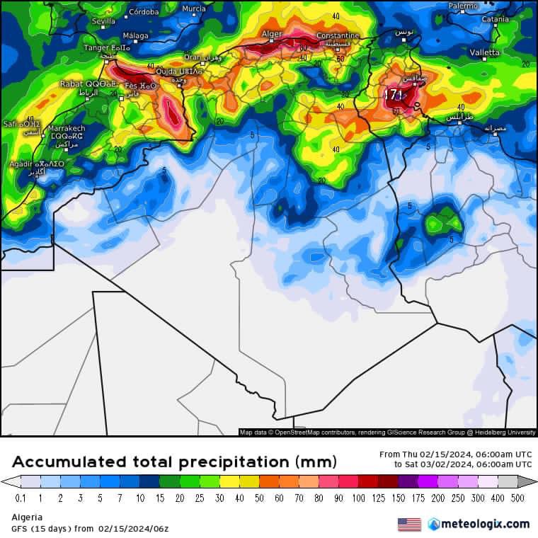 chlambo34's tweet photo. • التحديث الأخير من النموذج الأمريكي . خيرات متوقعة شمال الوطن و محليا بالجنوب الكبير الفترة المقبلة . و البداية من نهار غد الجمعة و إلى غاية نهاية هذا الشهر على فترات . نسأل اللّه الثبات و يعم الخير إن شاء الله ⛈️🤲❄️🇩🇿
#FDCTrek https://t.co/xG9jFDHeOx