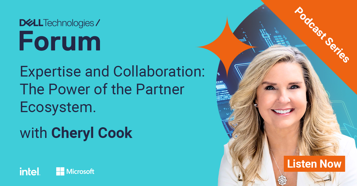 DellTechPartner's tweet image. It&apos;s always excited to listen to @CookCherylS as a guest on other podcasts besides her own, #ThePartnerConnection.

Check out the #DellTechForum Podcast ➡️ Cheryl shares about #PartnerEcosystems, why they are important for business in the #DigitalEra.

🎧 dell.to/3T0UG1d