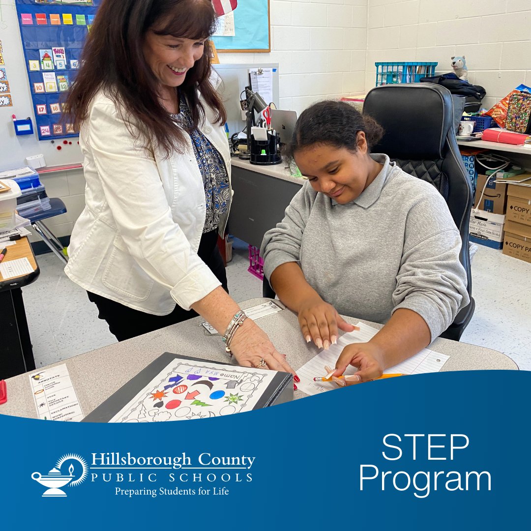 HillsboroughSch's tweet photo. Looking for a rewarding career change? If you hold a Bachelor's degree or higher, our cohort program can prepare you to become an educator for students with disabilities. STEP up for student success and register for an information session at https://t.co/k6q2I8R8KZ. https://t.co/3gdvILVPsA