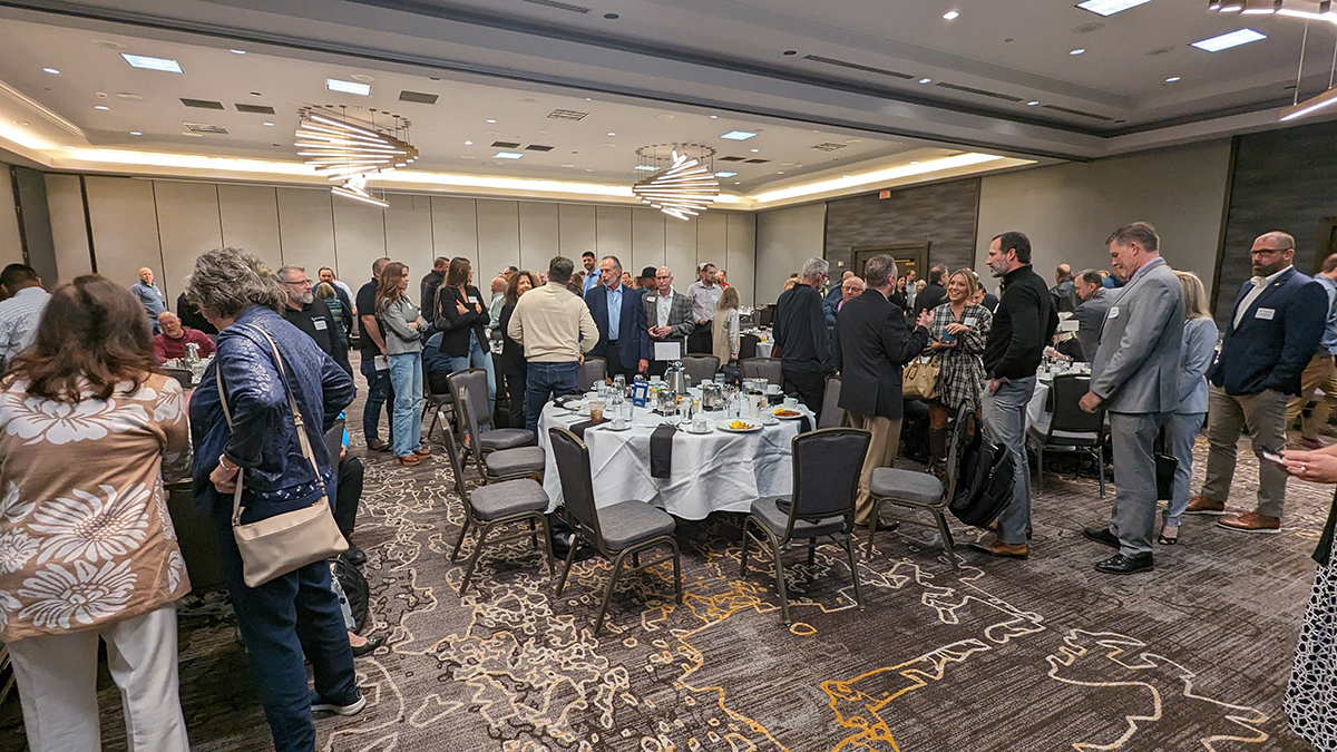HBACA_AZ's tweet photo. Another informative and entertaining #BuilderBreakfast! Always appreciate insights from Kevin McAndrews, KB Home, and Kevin Rosinski, Camelot Homes, into their companies and the state of the home building industry. Thanks again to Bell Bank Mortgage for sponsoring. https://t.co/1ZpFSdirkE