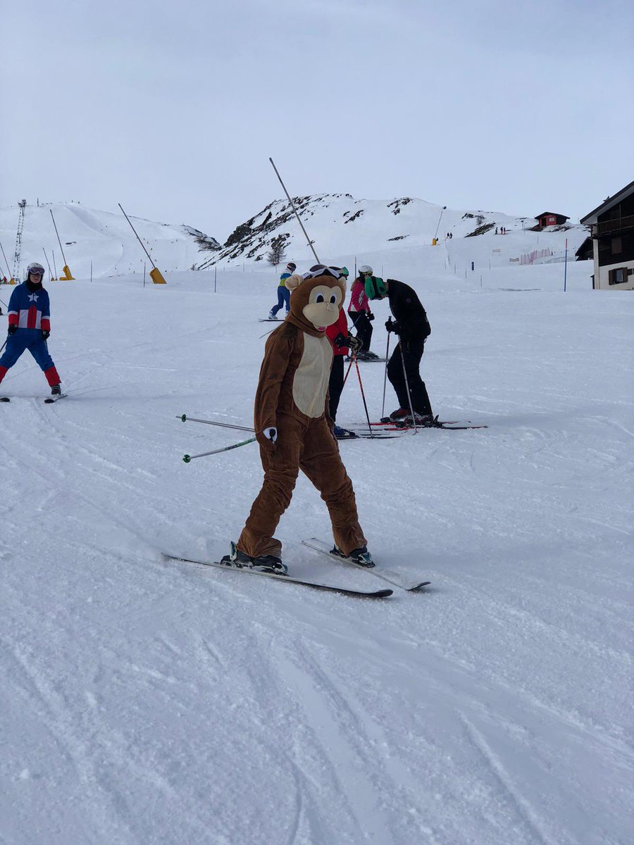 A final day to remember, with the whole group heading down the mountain in fancy dress! We were so impressed by some of the outfits!