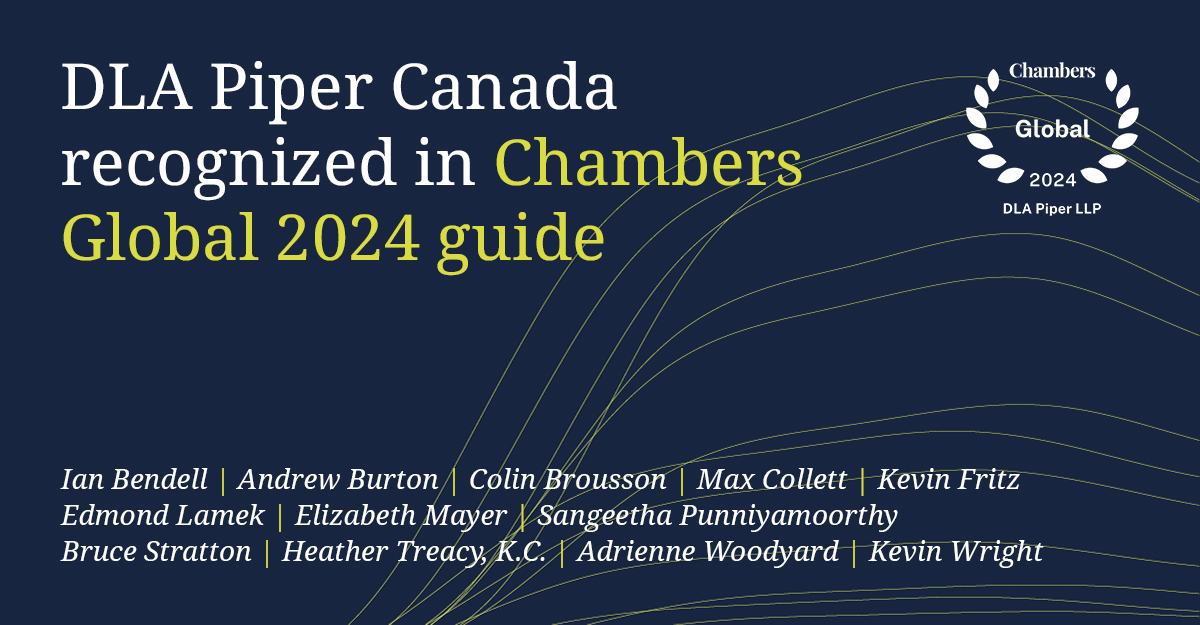 Congratulations to our 12 Canadian practitioners who have been recognized in #ChambersGlobal2024 for their depth of experience and exceptional market and client feedback received: dlapiper.com/en-ca/news/202…